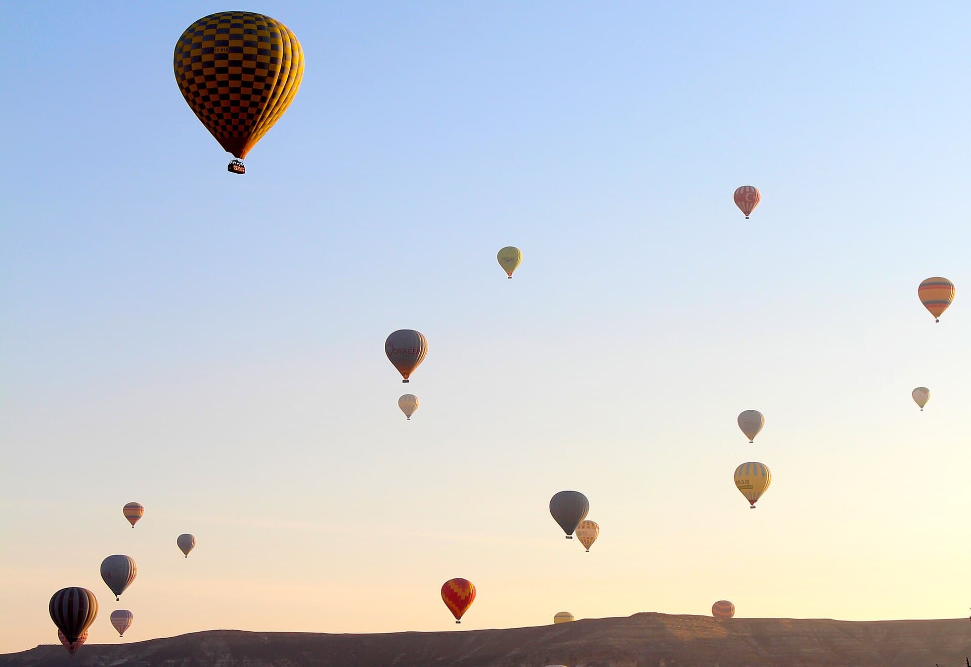 Cappadocia package with hot air balloons from Kusadasi