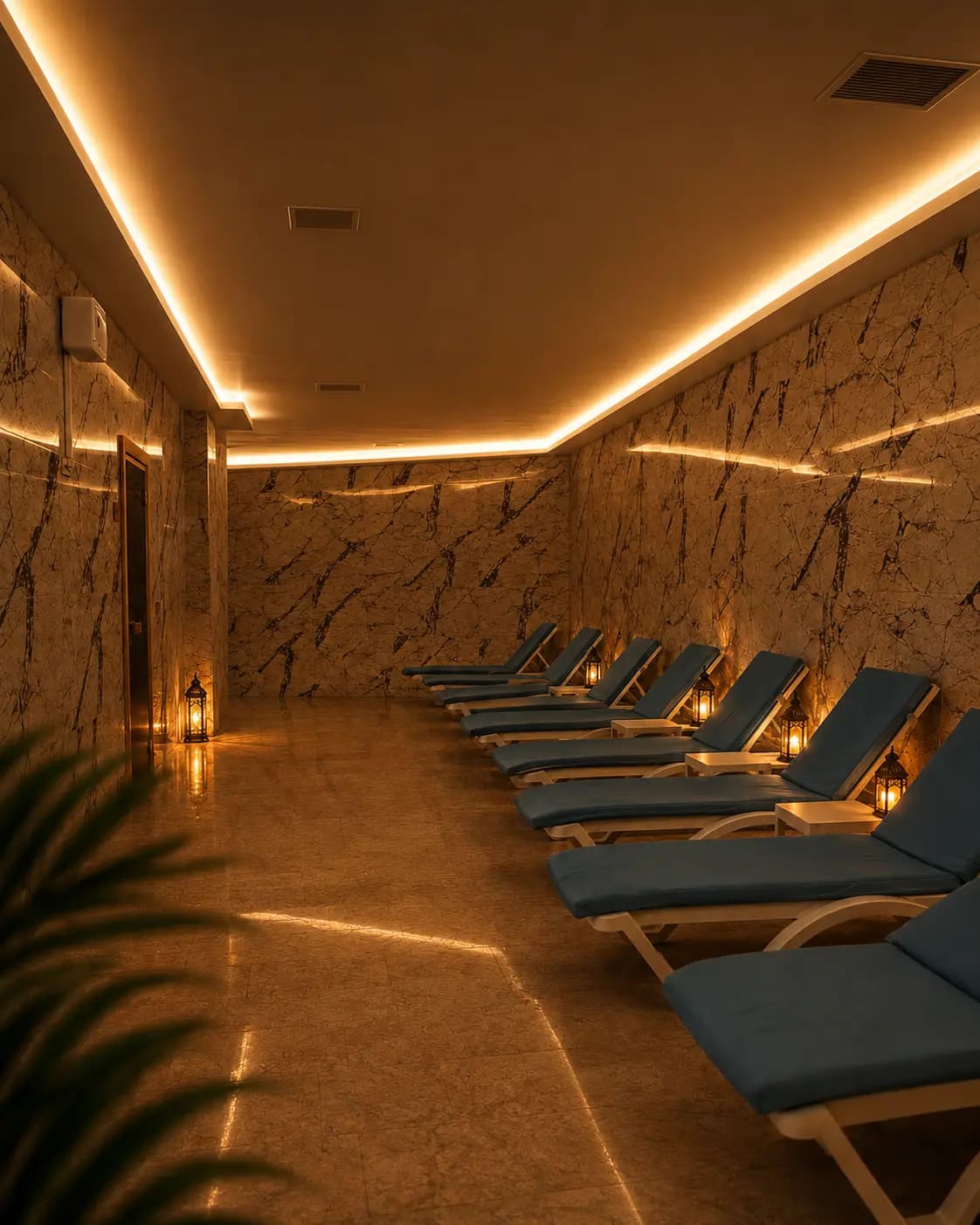 Zona de descanso en Aurora Spa and Wellness Kusadasi