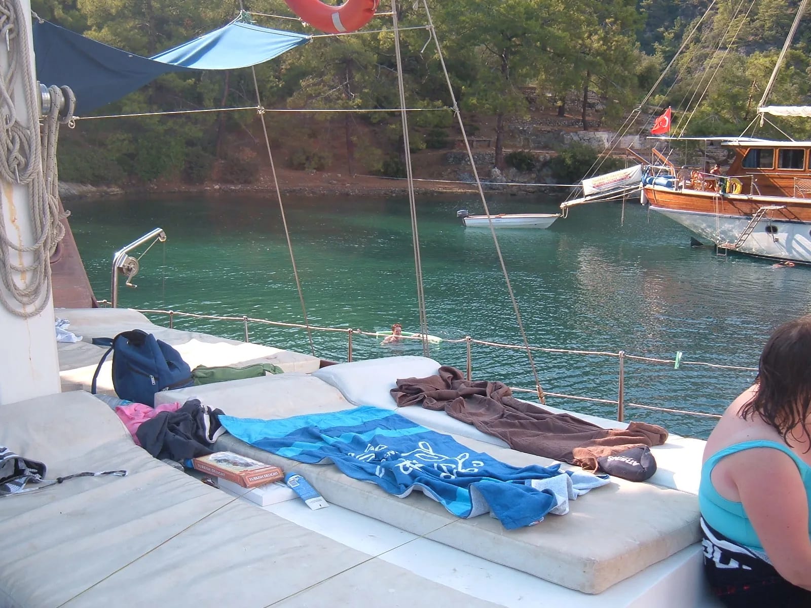 Representative gulet boat, photographed near Fethiye