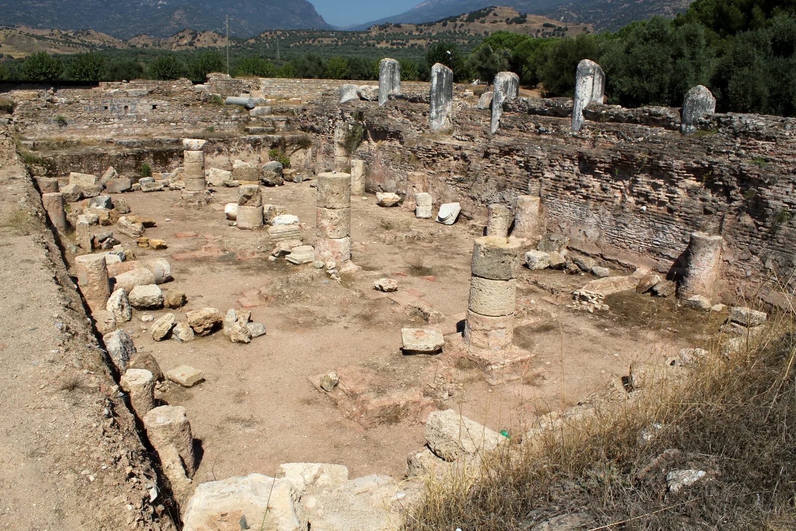Gymnasium complex remains at Tralleis