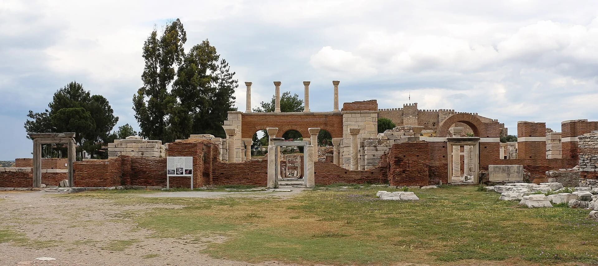 Ruins of the Basilica of St John in Selcuk, near Ephesus